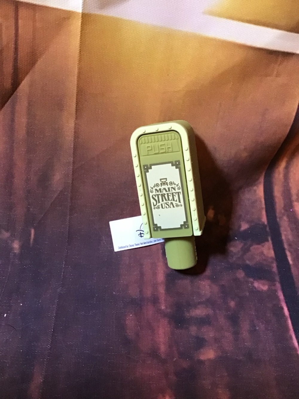 Disney parks Main Street trash can straw topper -New